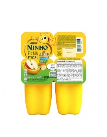 NINHO IOG PETIT MAXI MACA E BANANA 240G (CX/24)