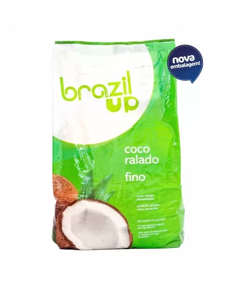 COCO RALADO SECO FINO PURO BRAZIL UP SACO 5 KG - DIKOKO