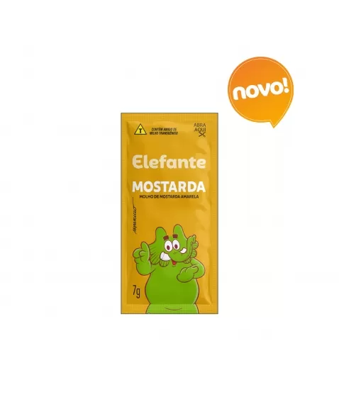 ELEFANTE MOSTARDA AMARELA SCHE 7G (144X7G)