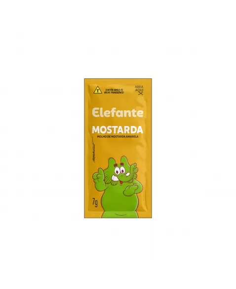 ELEFANTE MOSTARDA AMARELA SCHE 7G (144X7G)