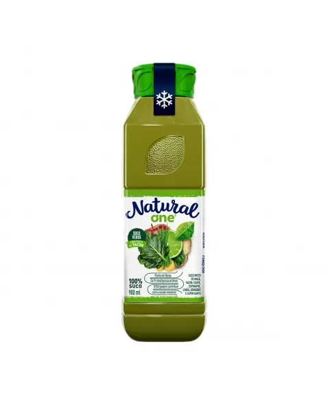 NAT ONE REFRIGERADO SUCO VERDE E YACON 900 ML