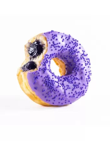 MB RING DONUTS CHOCOLATE RECHEIO BLUEBERRY 75G (CX/24)