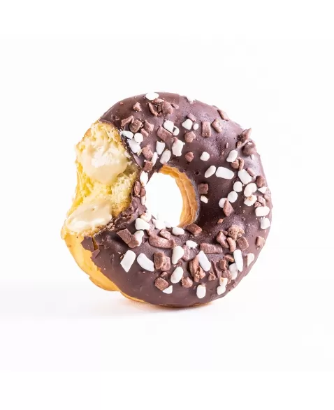 MB RING DONUTS CHOCOLATE PRETO E BRANCO 75G (CX/24)