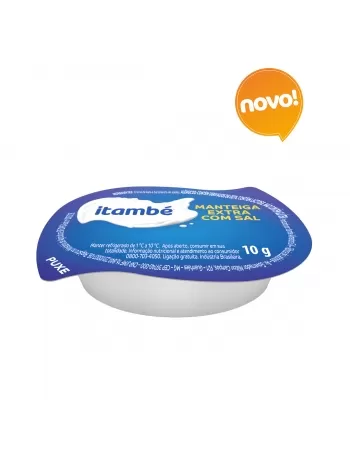 MANTEIGA EXTRA COM SAL BLISTER 10G X 192 ITAMBÉ