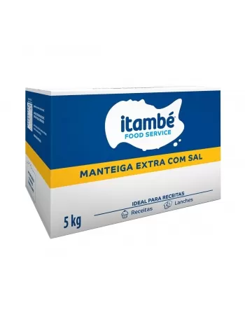 MANTEIGA EXTRA COM SAL 5 KG ITAMBÉ