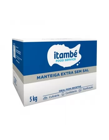 MANTEIGA EXTRA SEM SAL 5 KG ITAMBÉ