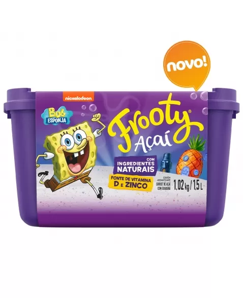 FROOTY ACAI BOB ESPONJA C/GUARANA 1,5 LT