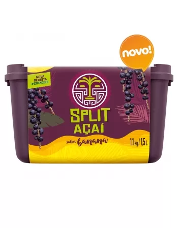 SPLIT AÇAÍ SABOR BANANA 1,5 L