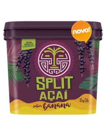 SPLIT ACAI SABOR BANANA 3,6 LT