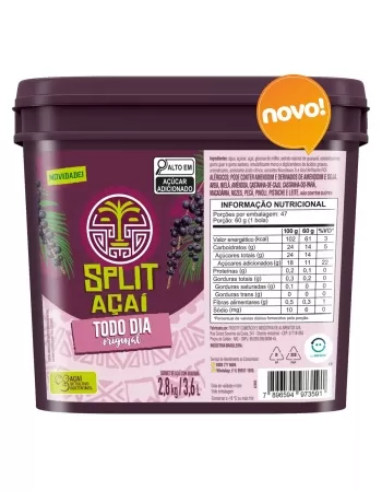 SPLIT ACAI ORIGINAL 3,6 LT