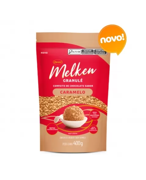 MELKEN GRANULE CHOCOLATE SABOR CARAMELO 400G