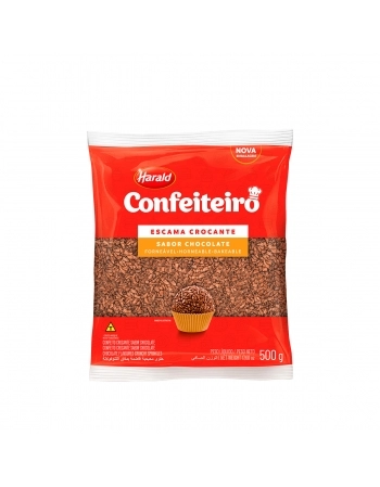 CONFEITEIRO ESCAMA CROCANTE SABOR CHOCOLATE 500G