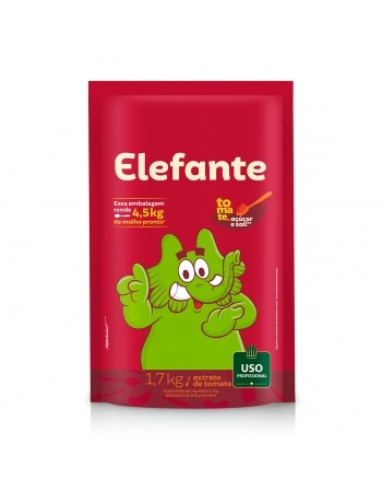 ELEFANTE EXTRATO DE TOMATE SACHE 1,7 KG