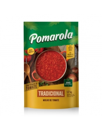 POMAROLA MOLHO DE TOMATE TRADICIONAL 1,7 KG
