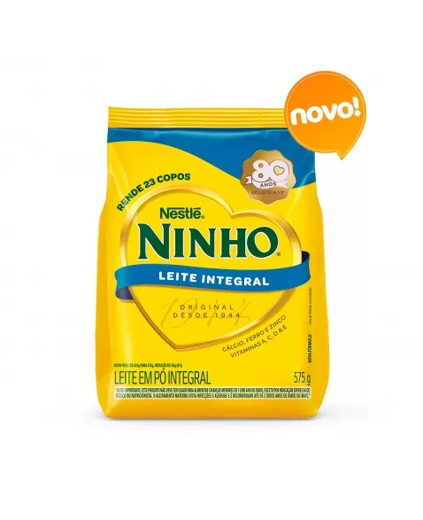 NP NINHO LEITE PO INTEGRAL SACHE 575G