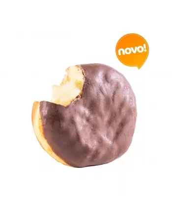 DONUT CREME COM COBERTURA DE CHOCOLATE AO LEITE 80 G (CAIXA COM 24) MELHOR BOCADO