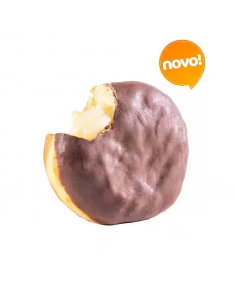 MB DONUTS CREME C/ COBERTURA CHOCOLATE AO LEITE 80 G (CX/24)