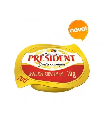 MANTEIGA EXTRA SEM SAL GASTRONOMIQUE PRÉSIDENT BLISTER (192X10G)