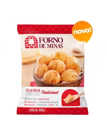 PÃO DE QUEIJO TRADICIONAL 400 G FORNO DE MINAS