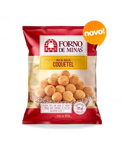 FM PAO DE QUEIJO COQUETEL 820 G