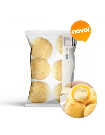 FM PAO DE QUEIJO RECHEADO REQUEIJAO ASSADO CONG MAX LANCHE 540 G FOOD SERVICE