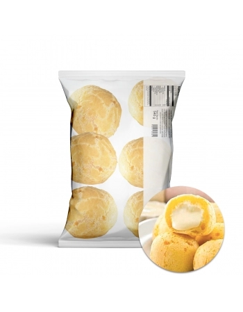 FM PAO DE QUEIJO RECHEADO REQUEIJAO ASSADO CONG MAX LANCHE 540 G FOOD SERVICE
