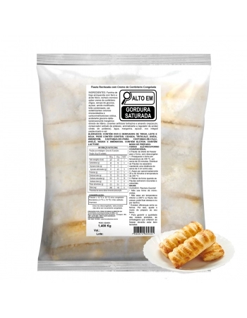 FM FOLHADO FLAUTA DOCE CREME DE CONFEITEIRO FOOD SERVICE 1,4 KG (20X70G)