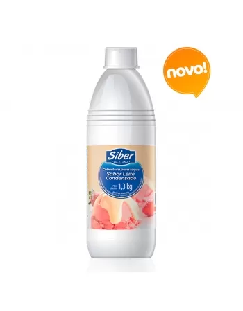 COBERTURA PARA TAÇAS E SORVETES SABOR LEITE CONDENSADO 1,3 KG SIBER