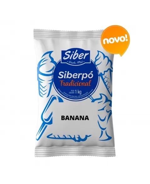 SIBER SABORIZANTE EM PO SABOR BANANA 1 KG