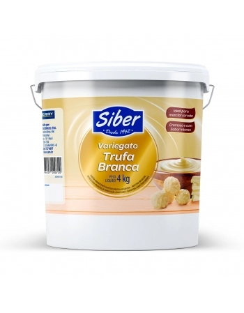 SIBER RECHEIO TRUFA DE CHOCOLATE BRANCO 4 KG