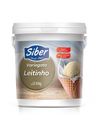 SIBER VARIEGATO SABOR LEITINHO 4 KG