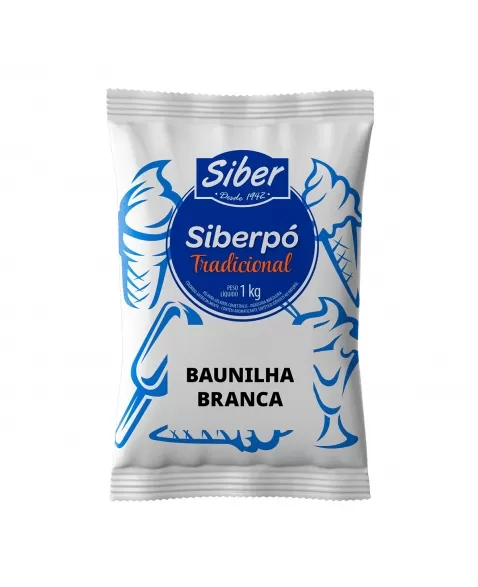 SIBER SABORIZANTE EM PO SABOR BAUNILHA BRANCA 1 KG