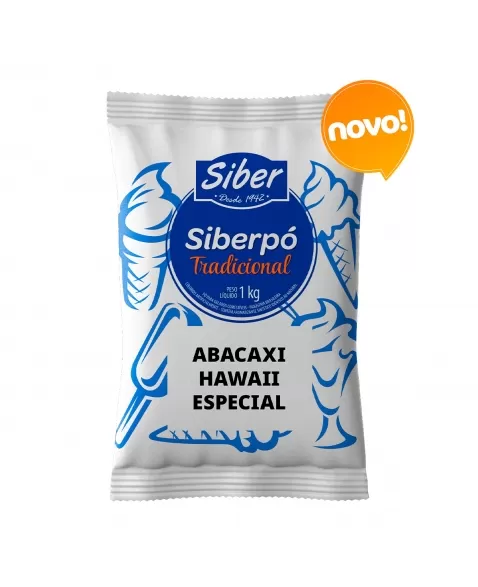 SIBER SABORIZANTE EM PO SABOR ABACAXI HAVAI ESPECIAL 1 KG