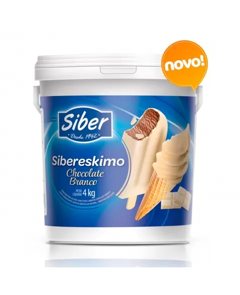 SIBERESKIMO COBERTURA CHOCOLATE BRANCO 4 KG