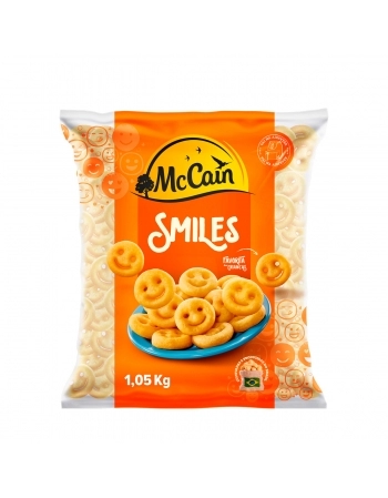 BATATAS SMILES 1,05 KG MCCAIN - CAIXA COM 10
