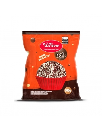 VABENE CEREAL MICRO C/COBERTURA AO LEITE E BRANCO 500 G