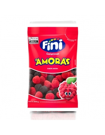 FINI BALA DE GELATINA AMORAS 500G
