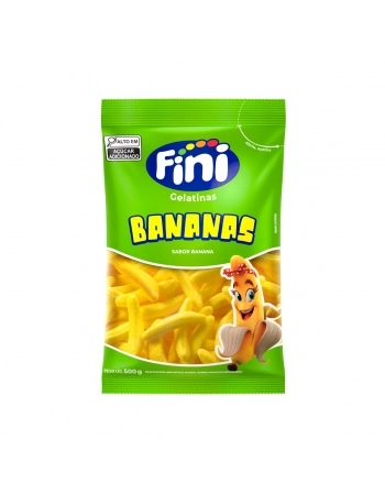 FINI BALA DE GELATINA BANANAS 500G