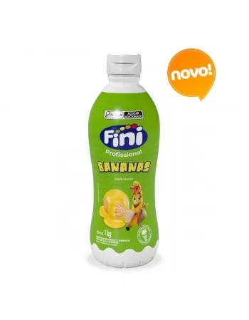 FINI CALDA P/SORVETE SABOR BANANA 1 KG