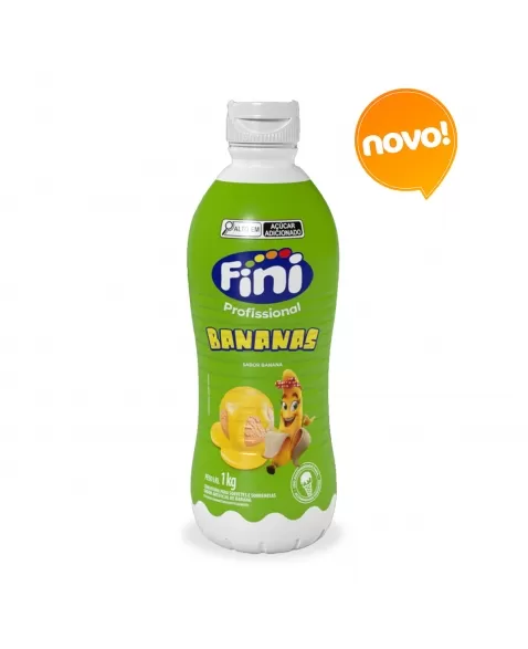 FINI CALDA P/SORVETE SABOR BANANA 1 KG