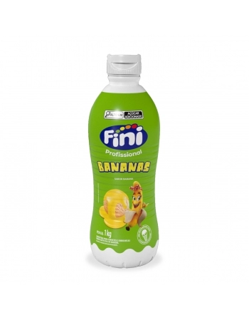 FINI CALDA P/SORVETE SABOR BANANA 1 KG