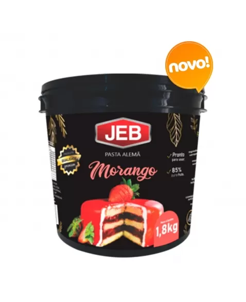 JEB PASTA ALEMA DE MORANGO 1,8 KG