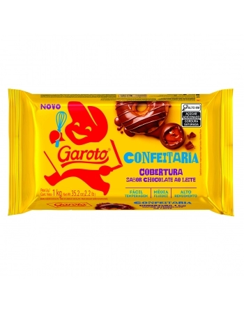 COBERTURA SABOR CHOCOLATE AO LEITE GAROTO® CONFEITARIA 1 KG