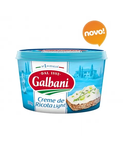 GALBANI CREME DE RICOTA LIGHT 380G (CX/6)