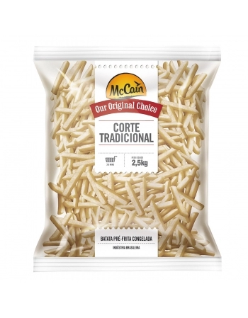 BATATA CORTE TRADICIONAL 9 MM FOOD SERVICE 2,5KG MCCAIN - CAIXA 6 PACOTES