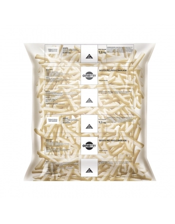 BATATA ONE FRY CORTE TRADICIONAL 9 MM 2,5 KG MCCAIN - CAIXA 6 PACOTES