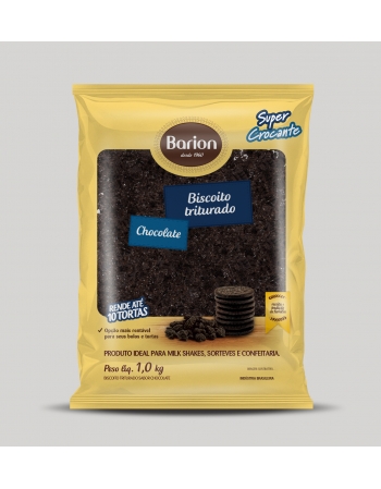 BISCOITO TRITURADO SABOR CHOCOLATE 1 KG - BARION