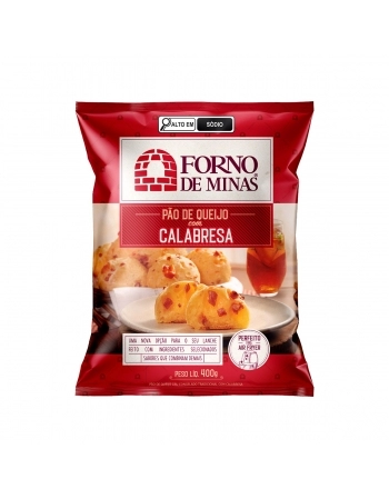 FM PAO DE QUEIJO TRADICIONAL C/CALABRESA 400G