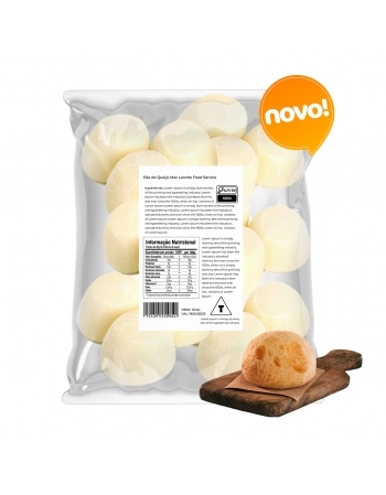 FM PAO DE QUEIJO MAX LANCHE FOOD SERVICE 1 KG