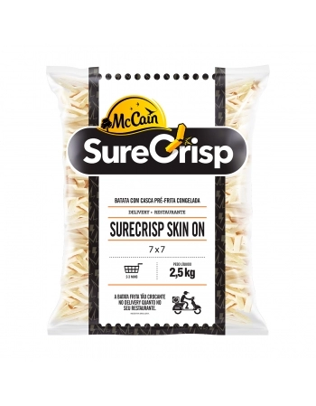 MC SURECRISP SKIN ON BATATA CORTE FINO 7 MM 12,5 KG (5X2,5KG)